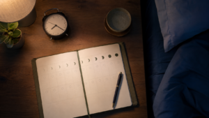 Gradually adjusting bedtime using a consistent evening schedule