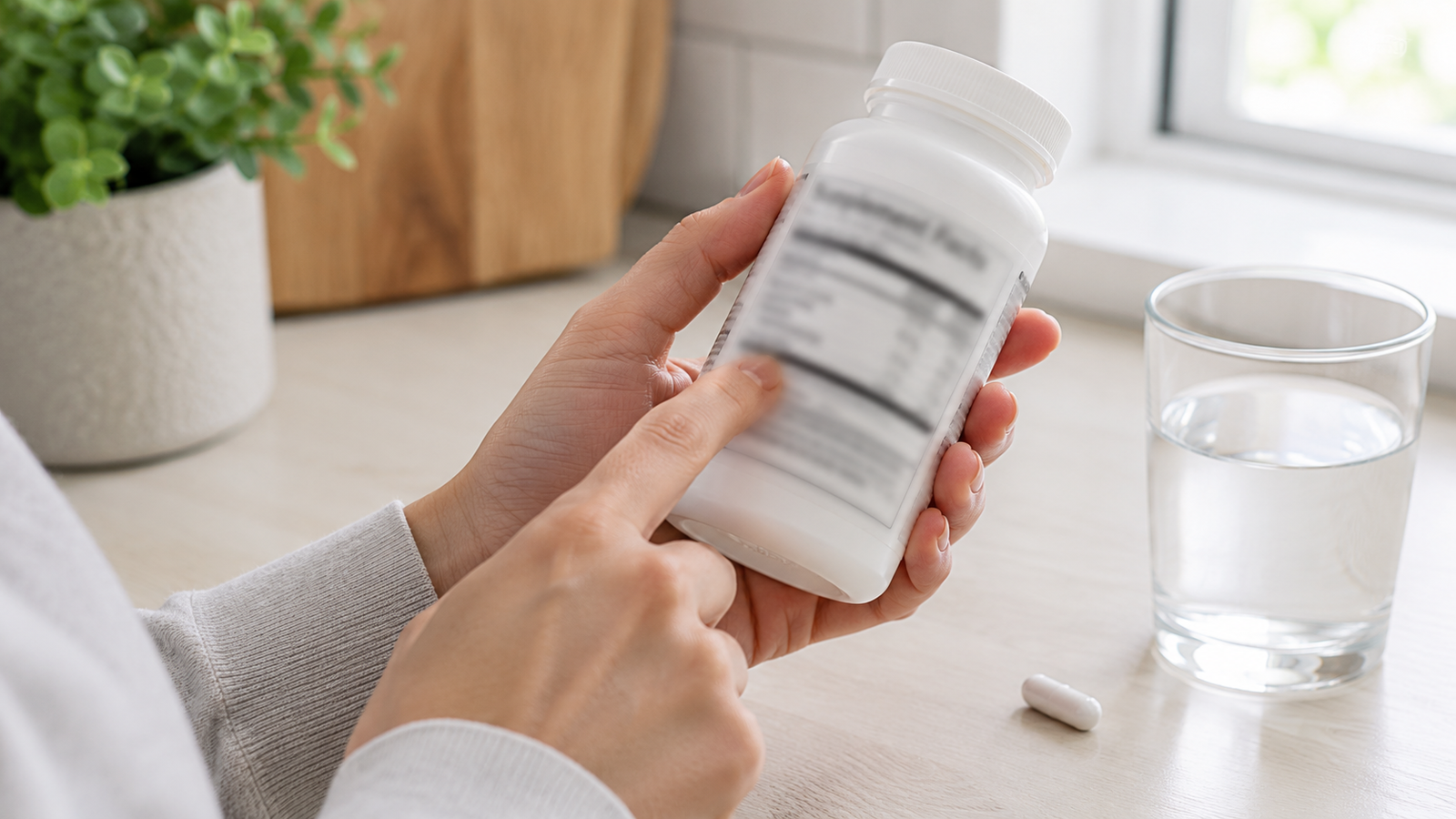 Checking elemental magnesium on a magnesium for sleep label