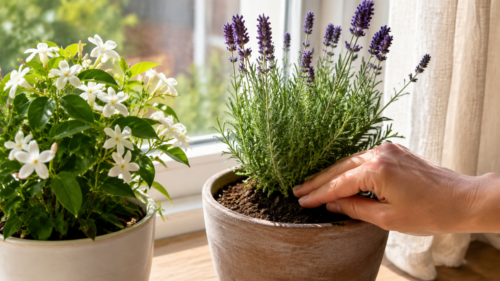 Choosing fragrant bedroom plants that improve sleep atmosphere