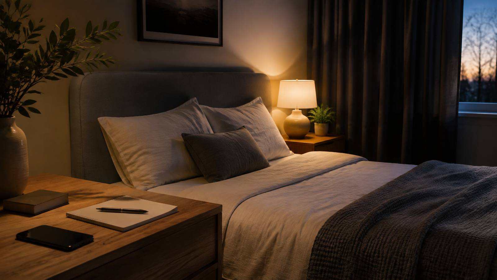 Evening routine designed to help you fall asleep faster naturally