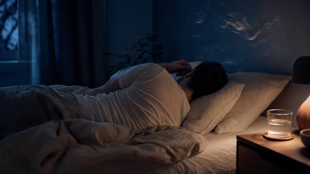 How does stress affect sleep