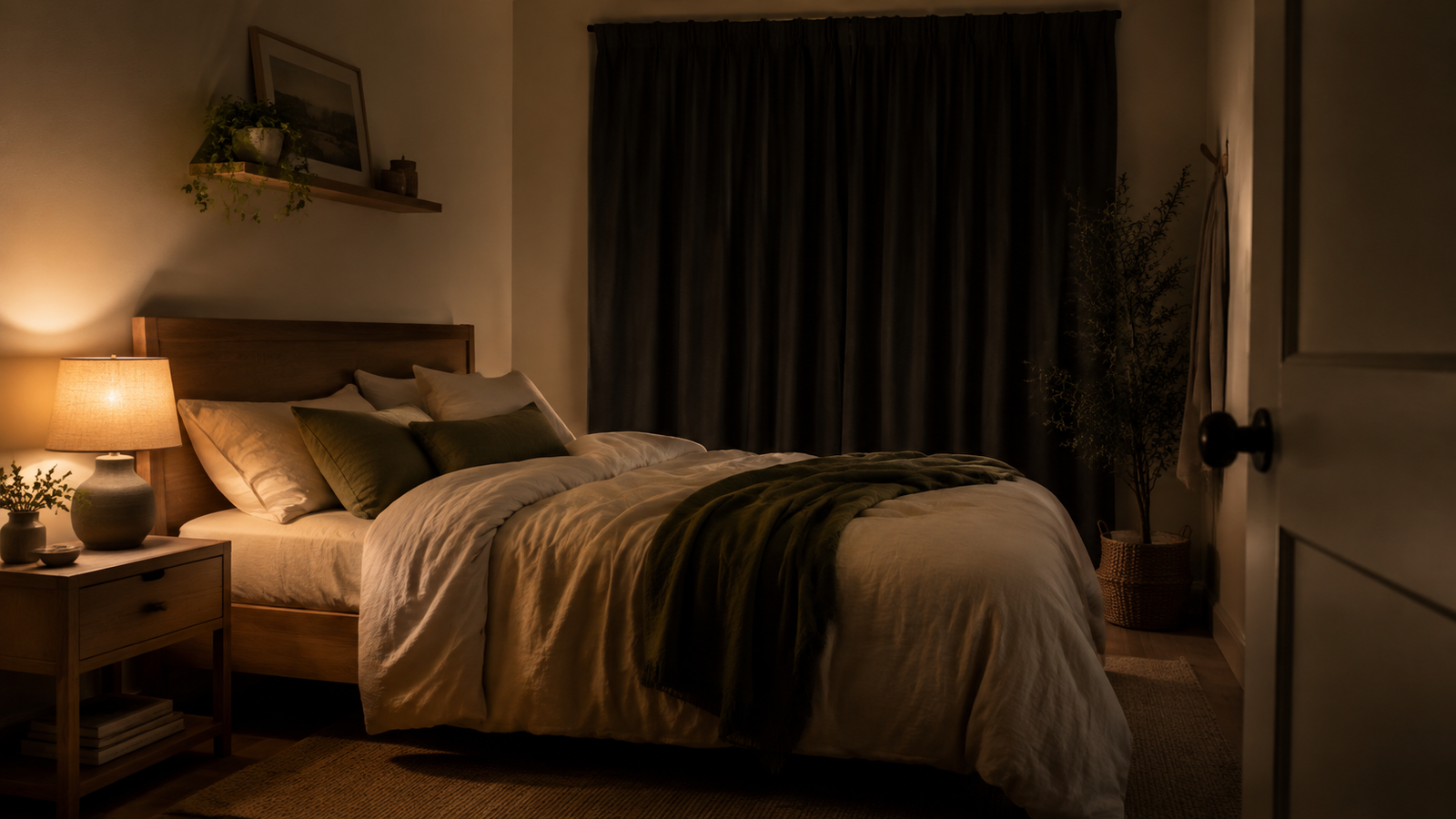 Natural ways to sleep better in a dark quiet and comfortable bedroom