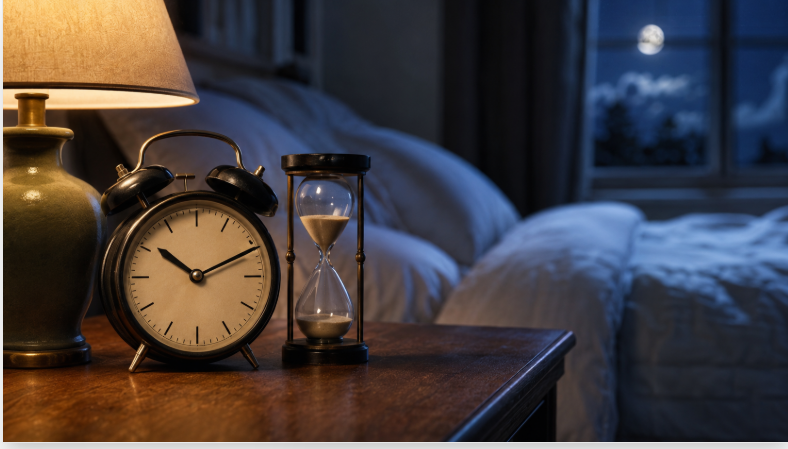 How long should it take to fall asleep in a calm bedroom