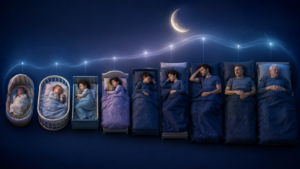 Recommended sleep hours for nine age groups