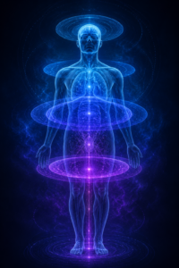 REM vs deep sleep scientific illustration showing sleep stages