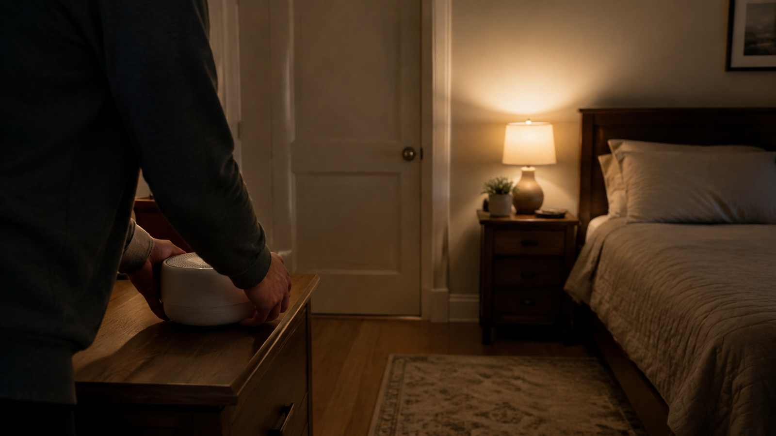 Seven-night test of white noise benefits for sleep