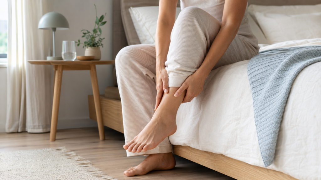 Why do I wake up with ankle pain after sleeping