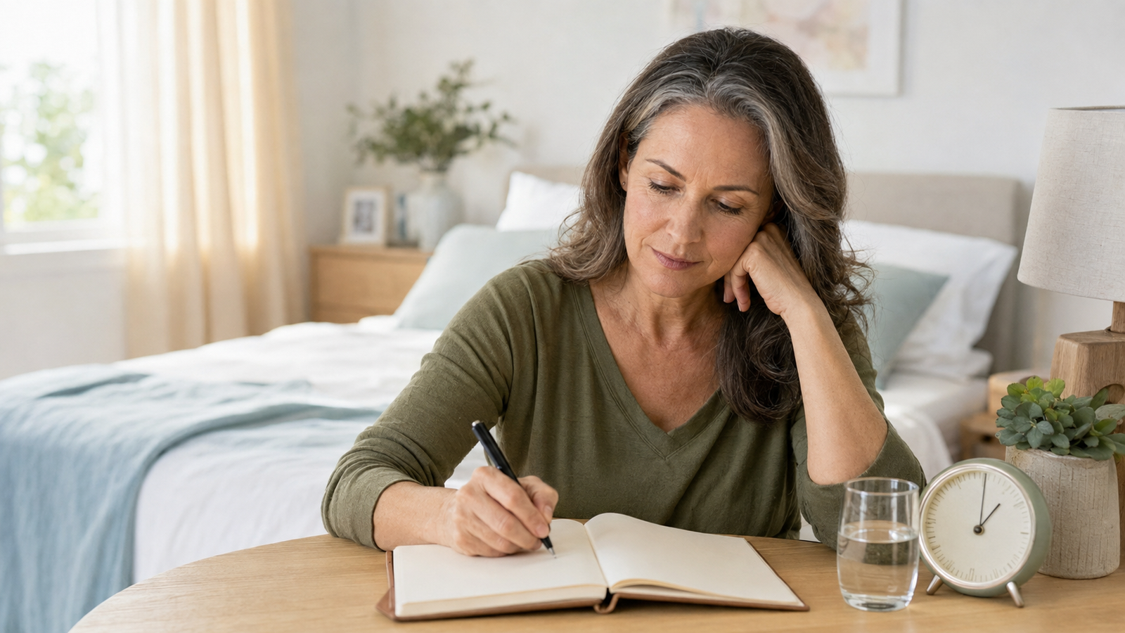Can menopause cause night terrors – woman recording episodes in a two-week night-terror diary